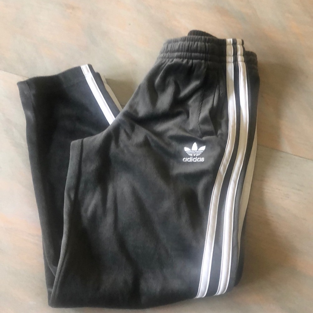 Adidas velour joggers